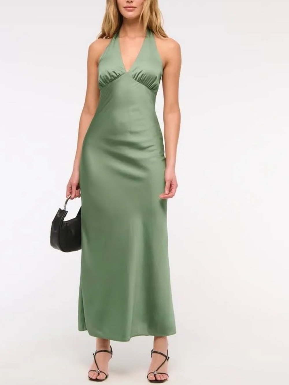 The A&F Julia Slip Halter Maxi Dress